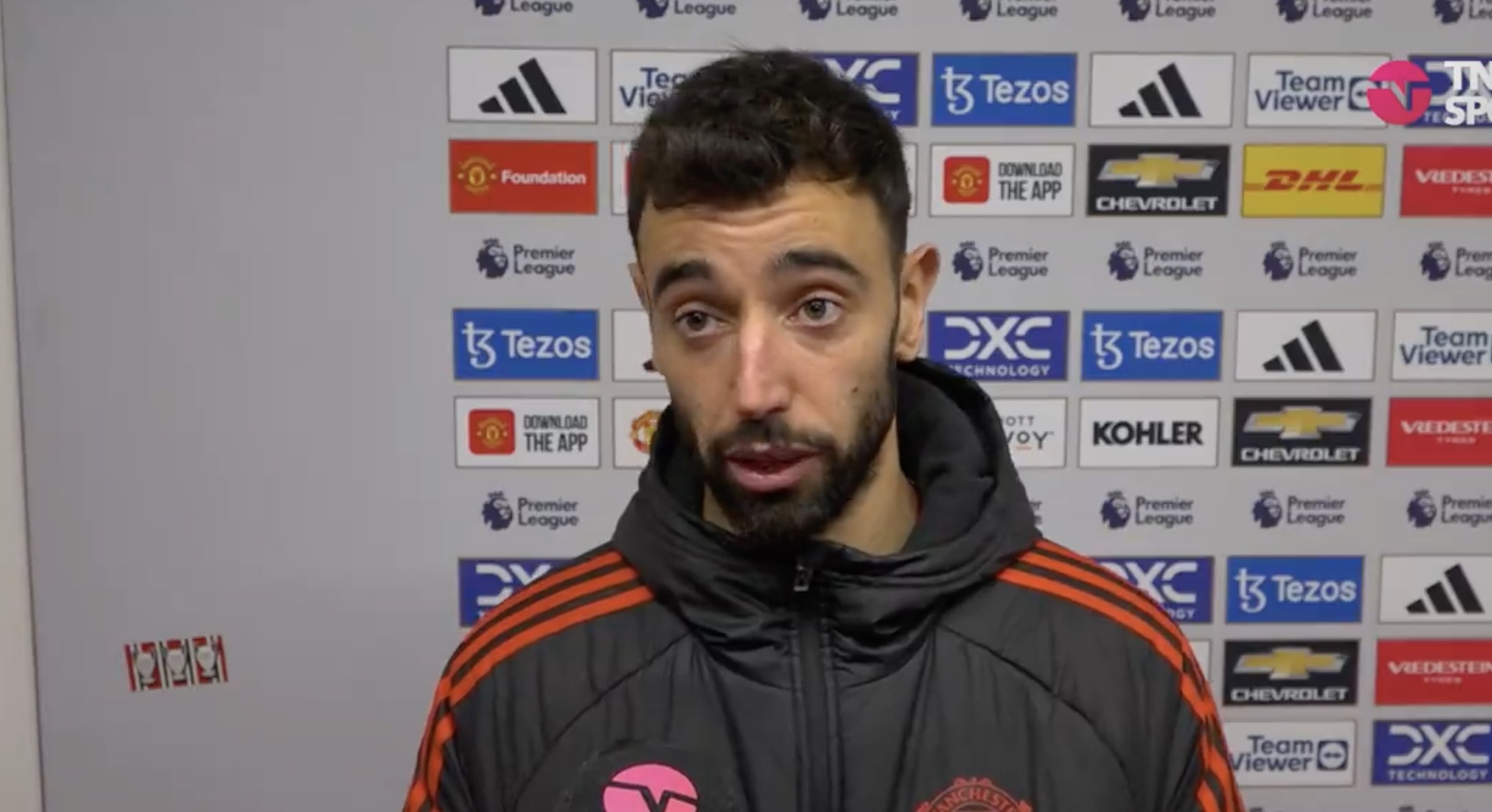 Bruno Fernandes reveals what he couldn't do when he played as centre-back vs Liverpool